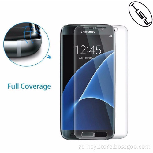 HUYSHE Full Cover Screen Protector For Samsung Galaxy S7 edge Soft Anti explosion TPU film